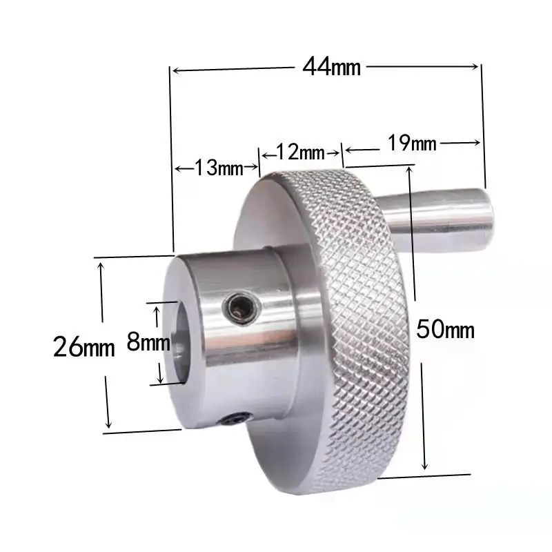 1pc Movable Hand Wheel Handle round Rotating Machine Tool Hand Wheel Sliding Table Screw Lever Hand Wheel Handle Manipulator