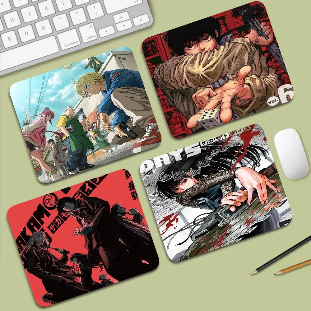 Popular Japanese Anime SAKAMOTO DAYS Mouse Pad Small Size Creative Table Mat Coaster Game Mouse Pad Desk Mouse Accessories