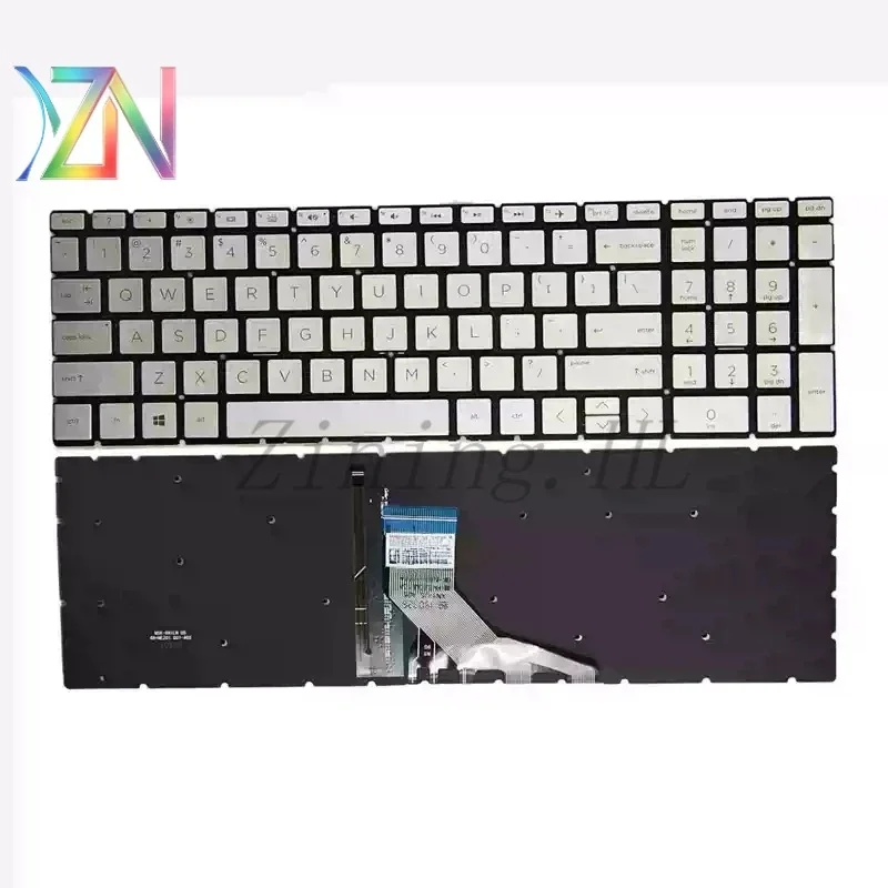 For HP Light and Shadow Phantom 4/5/6 15-CX 15-DK 15-EC TPN-C133 C141 Q229 keyboard