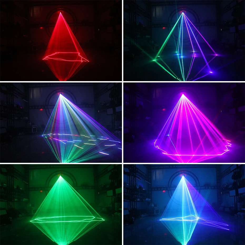 ALIEN RGB 500mW Projecteur de faisceaux laser scanner Ligne lumiere DMX effet éclairage de scène Lazer Lampe de Scène projecteur parti lumière Eclairage DJ Disco pour piste de danse Dj mariage fête club bar