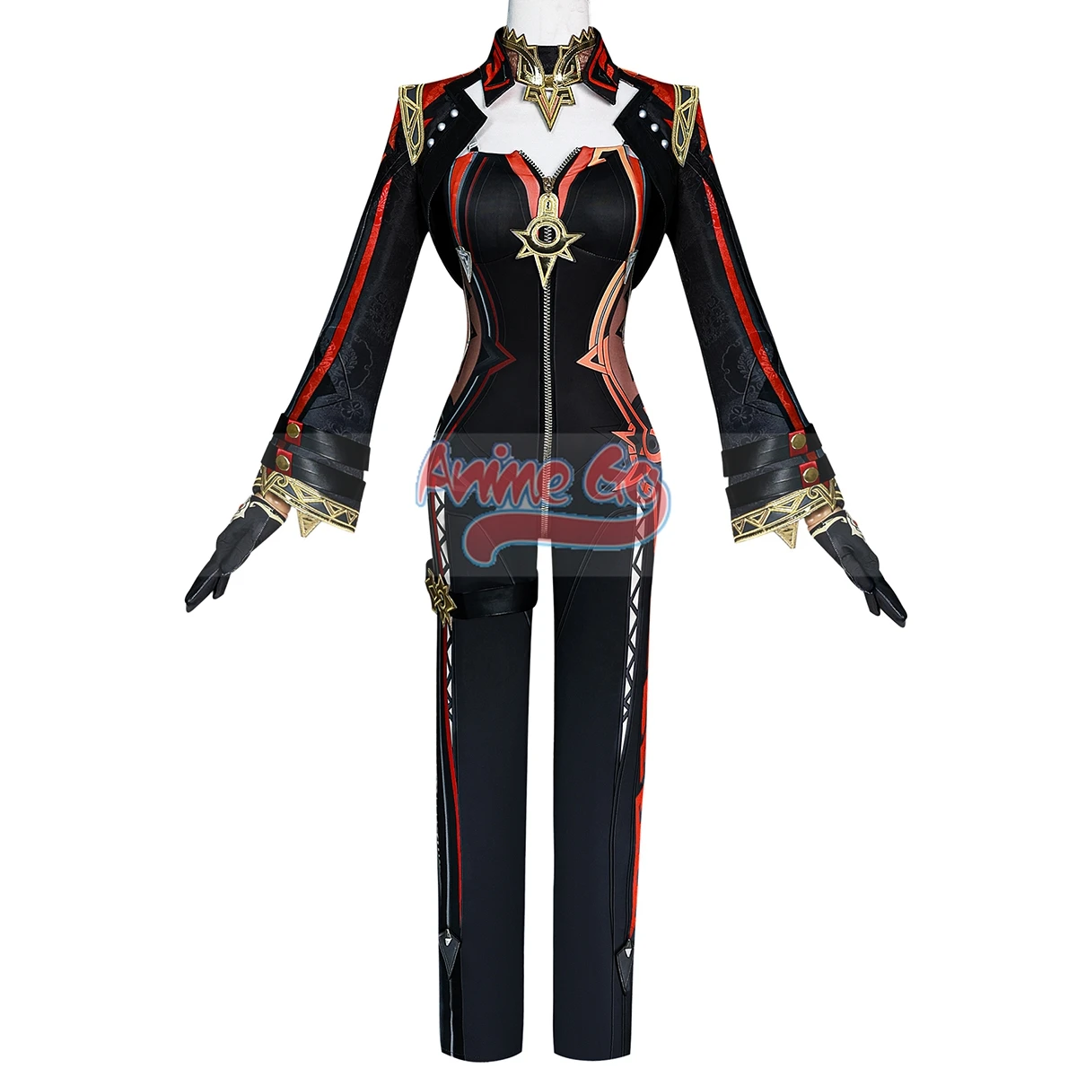 

Mavuika Cosplay Costume Genshin Impact Pyro Archon Uniform for Women Halloween C09205-B