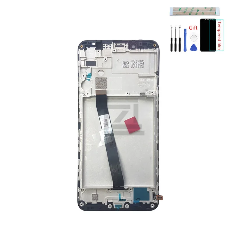 For Xiaomi Redmi 7A LCD Display Touch Screen Digitizer Assembly With Frame For Redmi 7a Display Replacement Repair Spare Parts