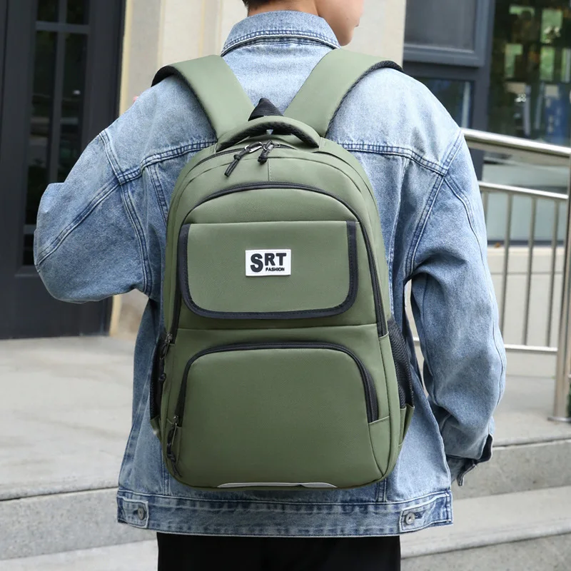 Good Quality Thicken Men's Backpack New Business Travel Computer Backpack Junior High School Large Capacity Shoulders Bags