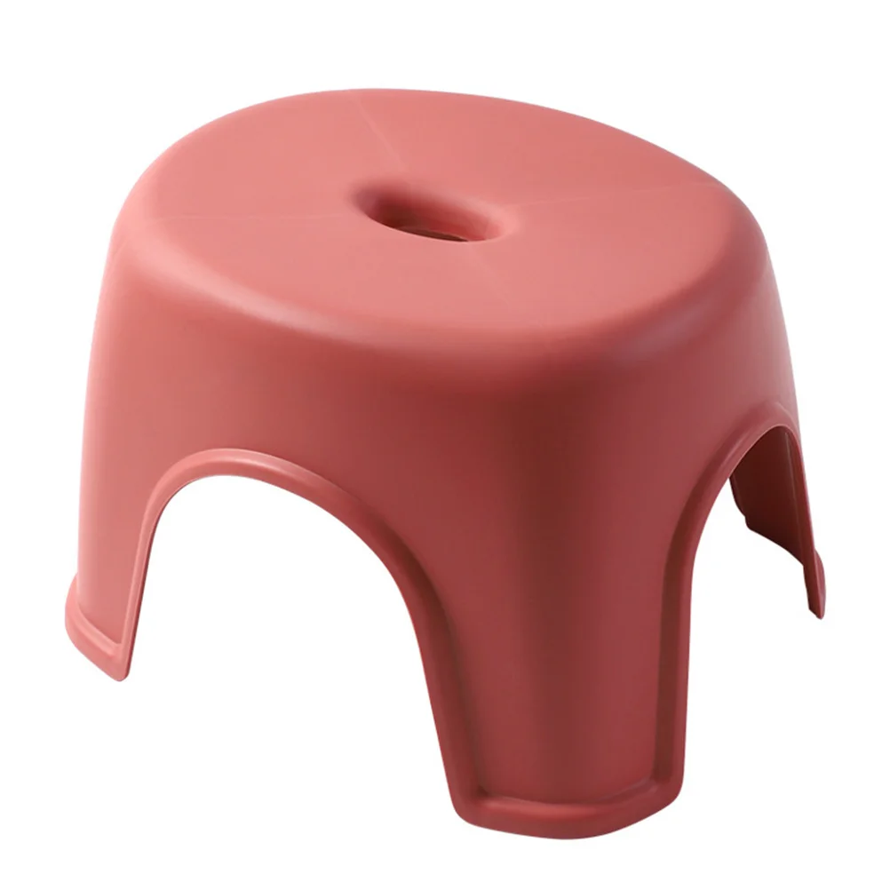 1 قطعة مقعد غير قابل للانزلاق مواد عالية الجودة عمر خدمة طويل تصميم بسيط حمام منزلي مقعد صغير منخفض مضاد للانزلاق #3