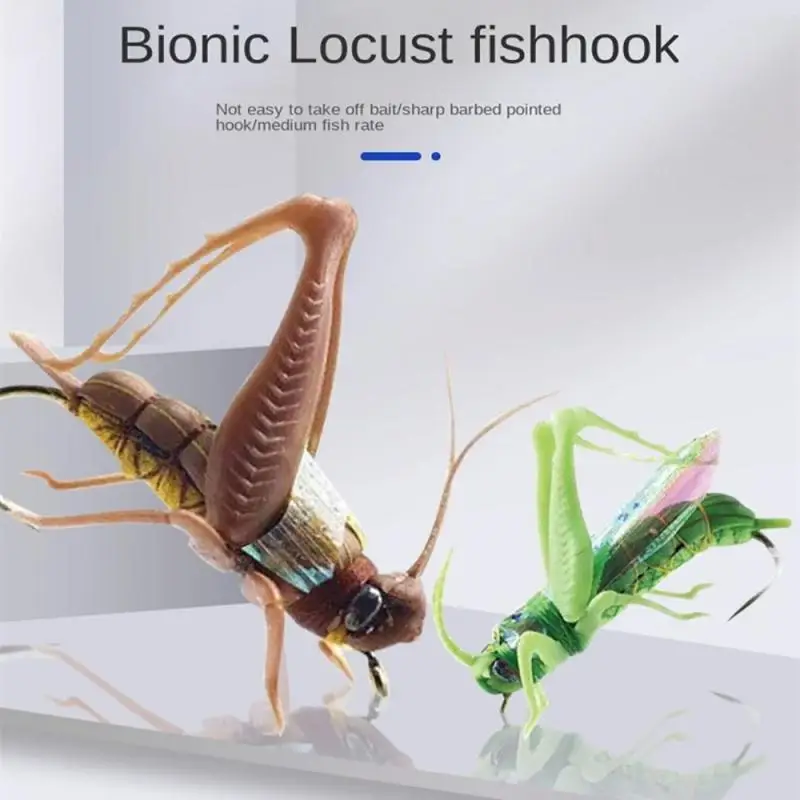 Insect Bionic Fishing Lure Grasshopper Minnow Hard Baits Crankbait  Artificial Swimbaits Bass Carp Pike Fishing Tackle