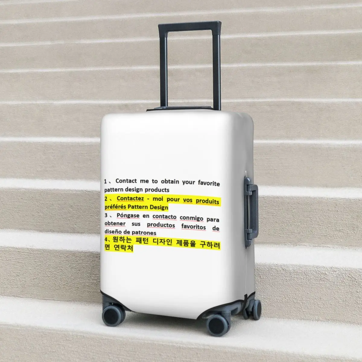 

Customized Custom Suitcase Cover Protection Elastic Trip Luggage Protector Covers for 18-32 Inch