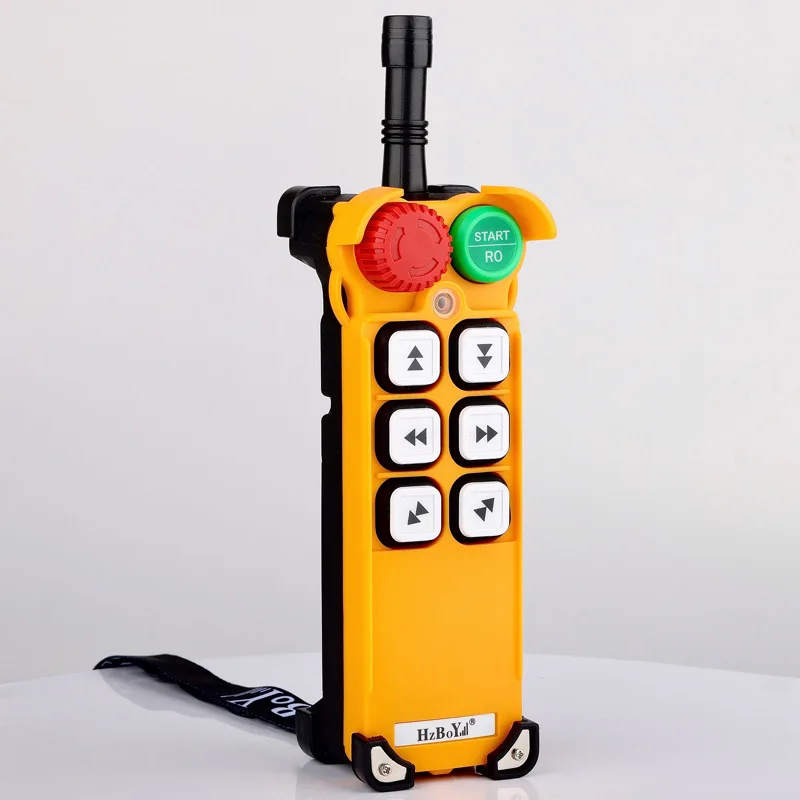 F24-6D Double Speed 6 Direction Remote Control For Overhead Crane Lift IP65 Waterproof Wireless Industrial Remote Control