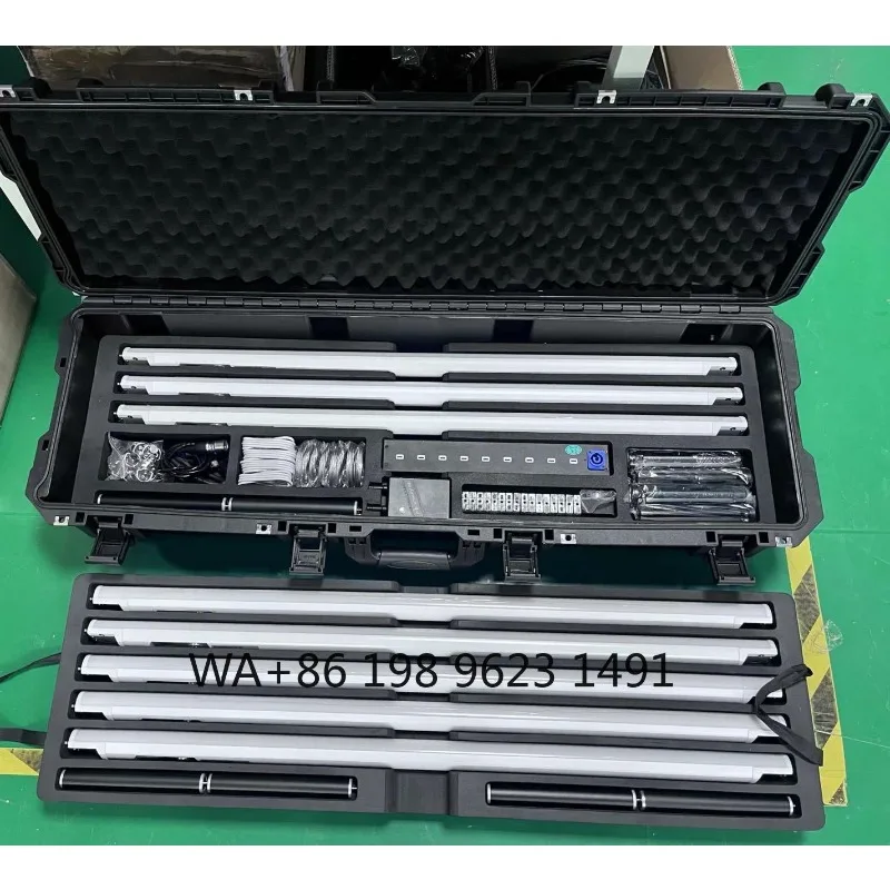 Wireless WiFi Battery LED Tube Bar Stage Effect Light Party Wedding Event Disco Club Indoor Outdoor Stage Decoration Lighting
