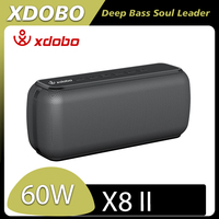 XDOBO X8 Portable Speaker 60W 6600mAh Bluetooth Compatible Subwoofer TWS Function Support TF/AUX Outdoor Camping Waterproof