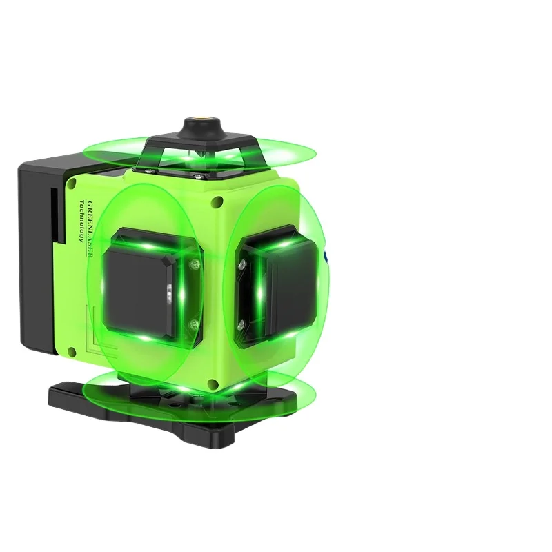 Infrared laser level, small size, 16-line, 12-line, high precision, strong light, automatic leveling