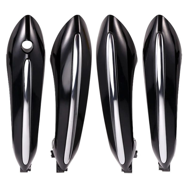 

A13F-4Pc Внешняя дверная ручка + фонарь для BMW 5 6 7 серии F07 F10 F11 F06 F12 F13 F01 F02 F03 F04 51217276243 51217231929 ЛГД