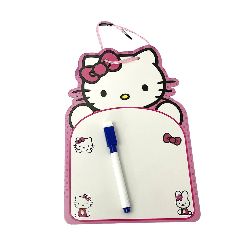 Cute Erasable Whiteboard Portable Suspendable Creative Whiteboard Notebook Cartoon Animal Shape Reusable Drawing Board Students