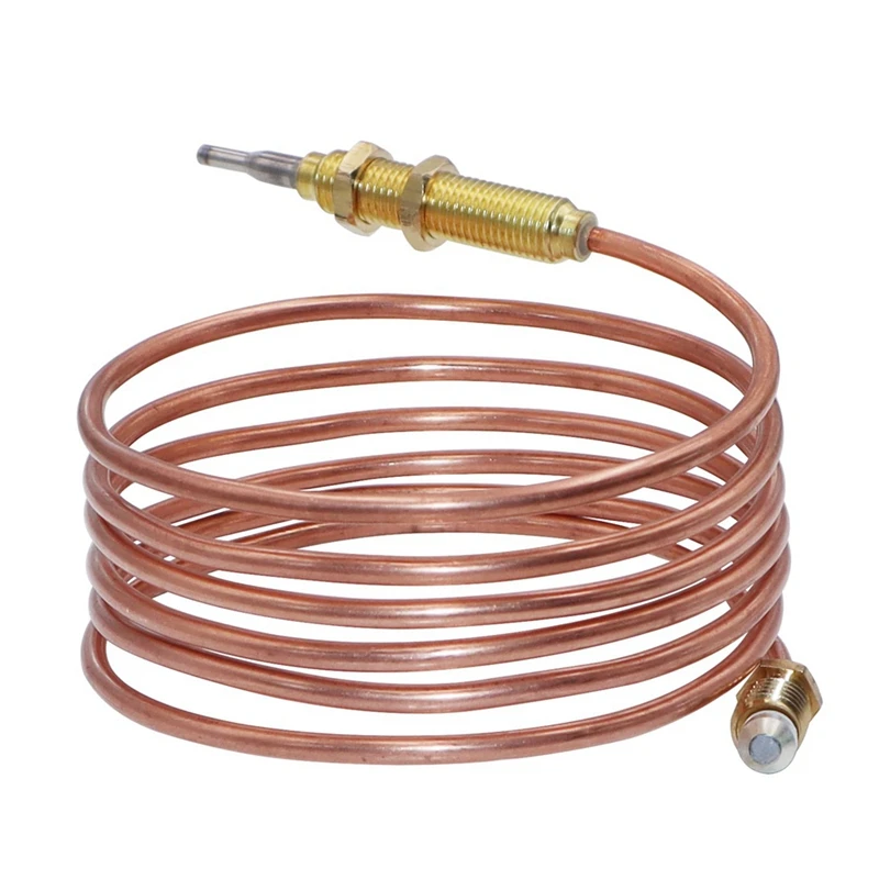 Universal Gas Thermocouple Length Used On BBQ Grill Or Fire Pit Heater Gas Water Heater M8x1 End Nut And Head Tip 150CM Durable