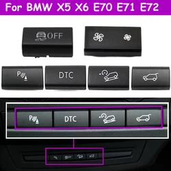 LHD RHD Sensore Radar Auto Cruscotto Portellone Baule Posteriore Interruttore Pulsante Tappo di Copertura di Ricambio Per BMW X5 X6 E70 E71 E72 2008-2014