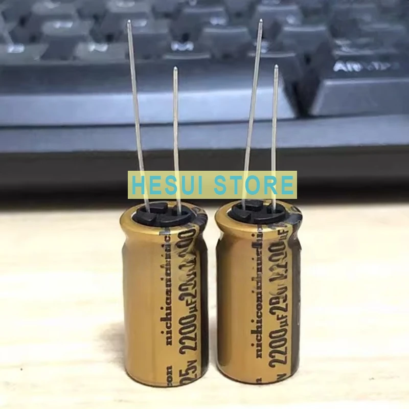 2200UF 25V FW gold, audio fever filter electrolytic capacitor 25V2200UF
