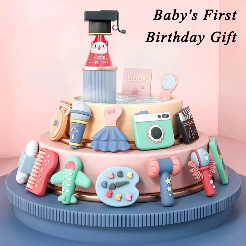 

Подарок на первый день рождения Монтессори, детские игры, имитация лотереи, магнитная наклейка, силиконовый мягкий реквизит, сенсорные игрушки для одного года