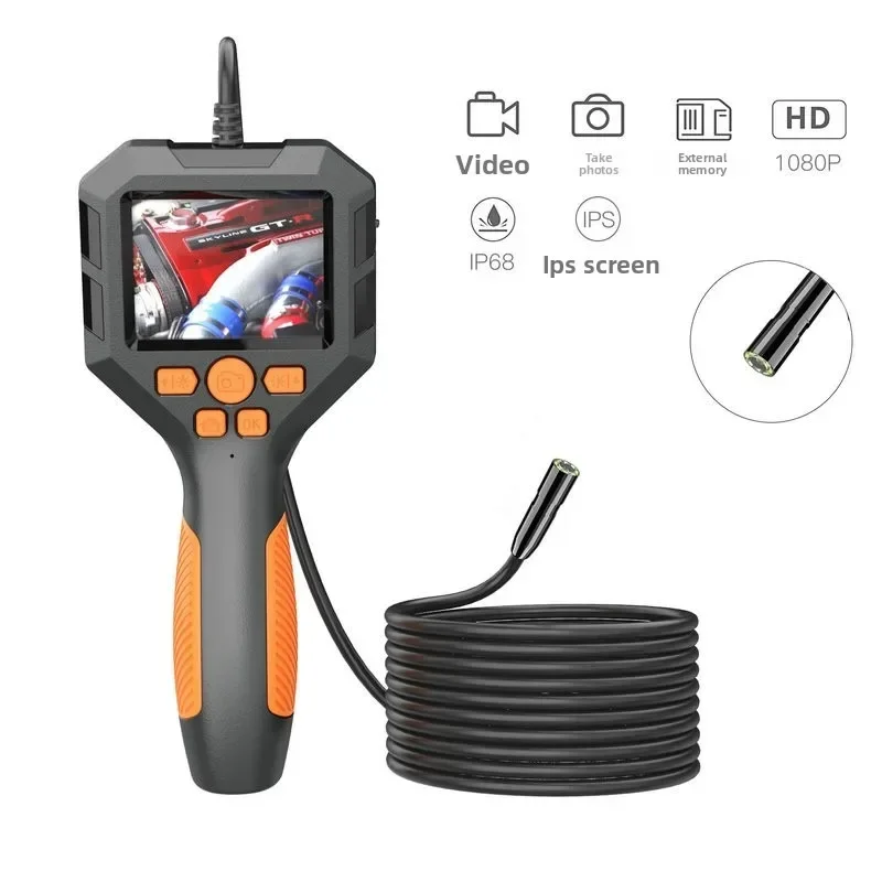 2.8 inch ips screen handheld high definition endoscope integrated machine auto repair video peep detector