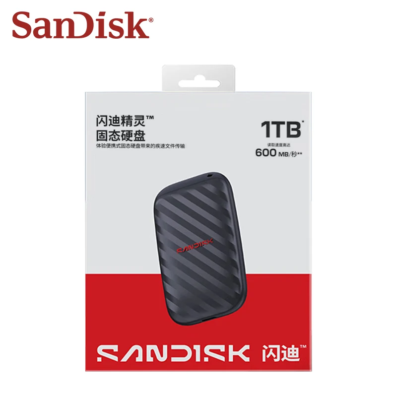 SanDisk ELE upgraded 1TB portable solid-state drive (PSSD) Type-C direct connection for mobile phones dual-use for laptops