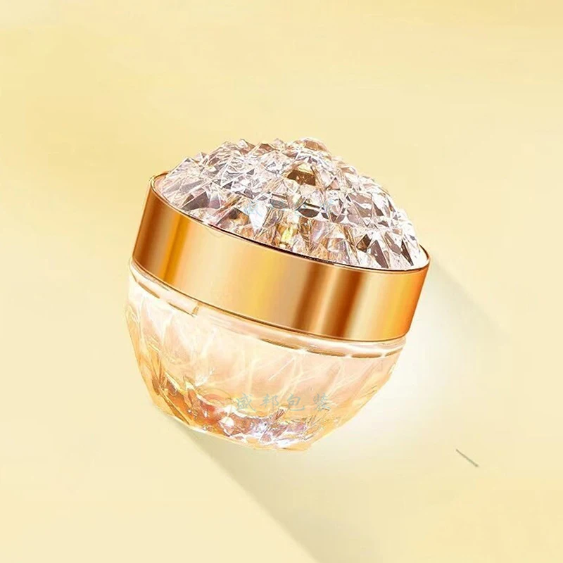 1pcs Luxury 50g Glass Face Cream Jar With Lid Acrylic Cosmetic Jar Container For Cream Lotion Jars Travel Lotion Bottle