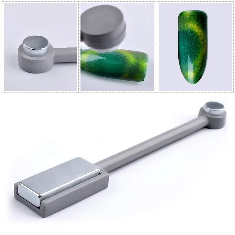 1 ~ 10 Stück Doppelkopf Nagel Katzenauge Magnets tab Stick Magnet profession elle Nagel dekoration und effiziente einfache Katzenauge Nagel kunst