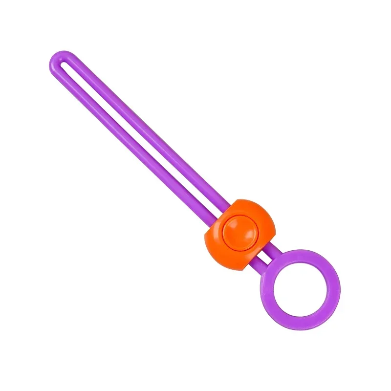 3pcs Silicone Food Bag Sealing Strap Freshness Sealing Clip Adjustable Clips Sealer Portable Data Cable Storage Kitchen Gadgets