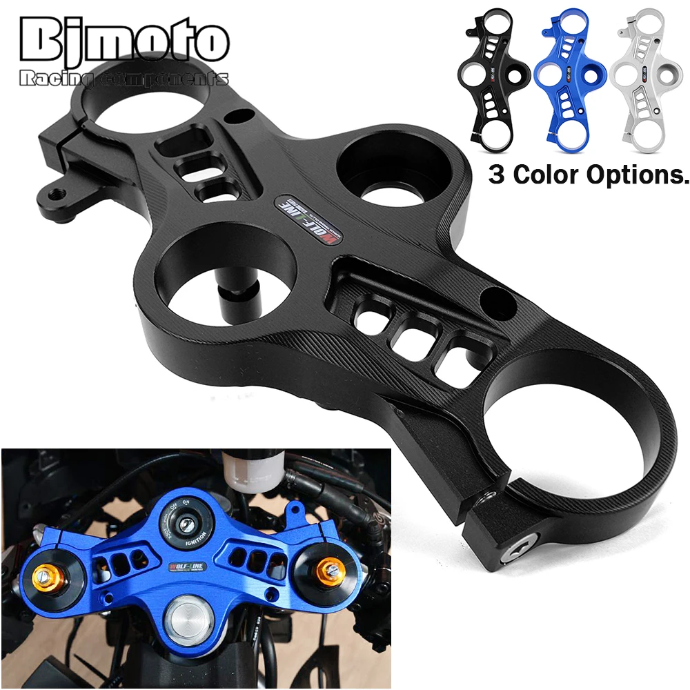 

Motorcycle Top Triple Clamp CNC Aluminum Upper Fork Holder Panel For Yamaha YZF R7 YZFR7 YZF-R7 2021 2022 2023