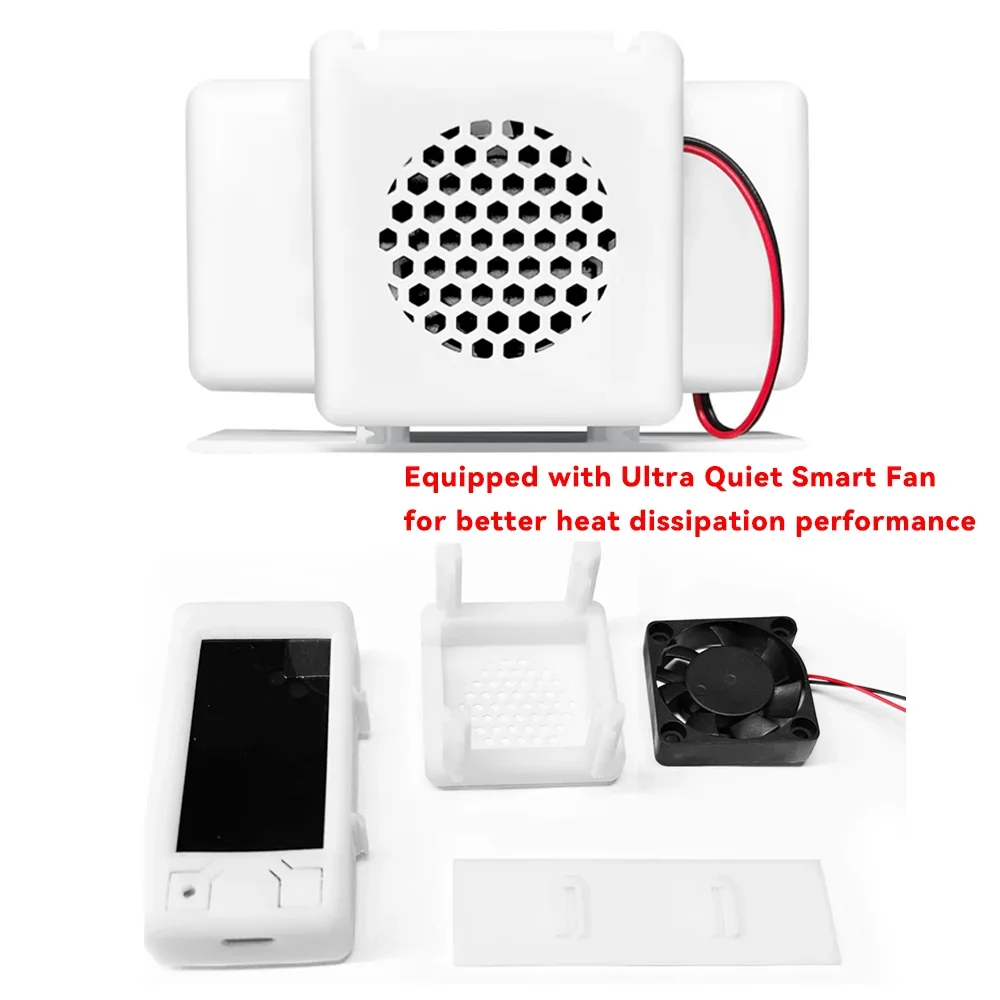 NMMiner Win BTC Crypto Solo Lottery Nerd Miner V2 307KH/s ESP32 Heltec Vision Master T190 com conexão WiFi BLE de concha branca