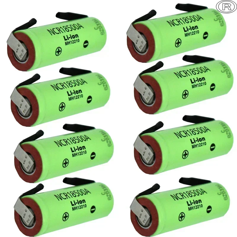 100% Originale 3.7V 18500A 2040Mah Ncr18500 Com Folha De Níquel 3.6V Brinquedo Lanterna Ect Lanterna Bateria De Lítio