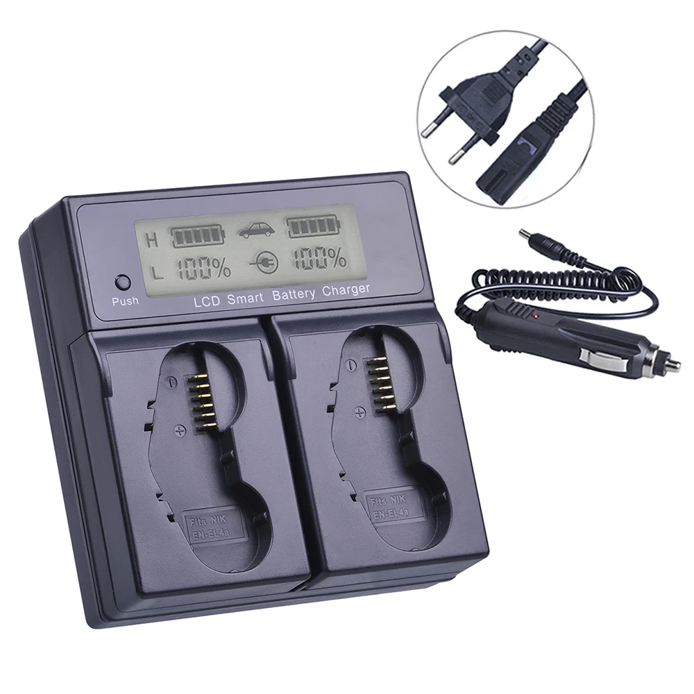 EN-EL4 EN-EL4a MH-21 MH-22แบตเตอรี่ Charger สำหรับ Nikon D2H D2Hs D2X D2Xs D3 D3S D3X F6แบตเตอรี่ ENEL4a ENEL4