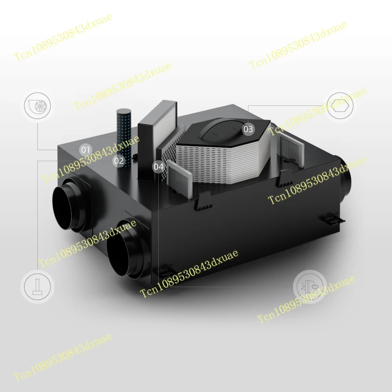 

Система приточно-вытяжной вентиляции 2025Home Smart: бесшумная система рекуперации тепла для дома