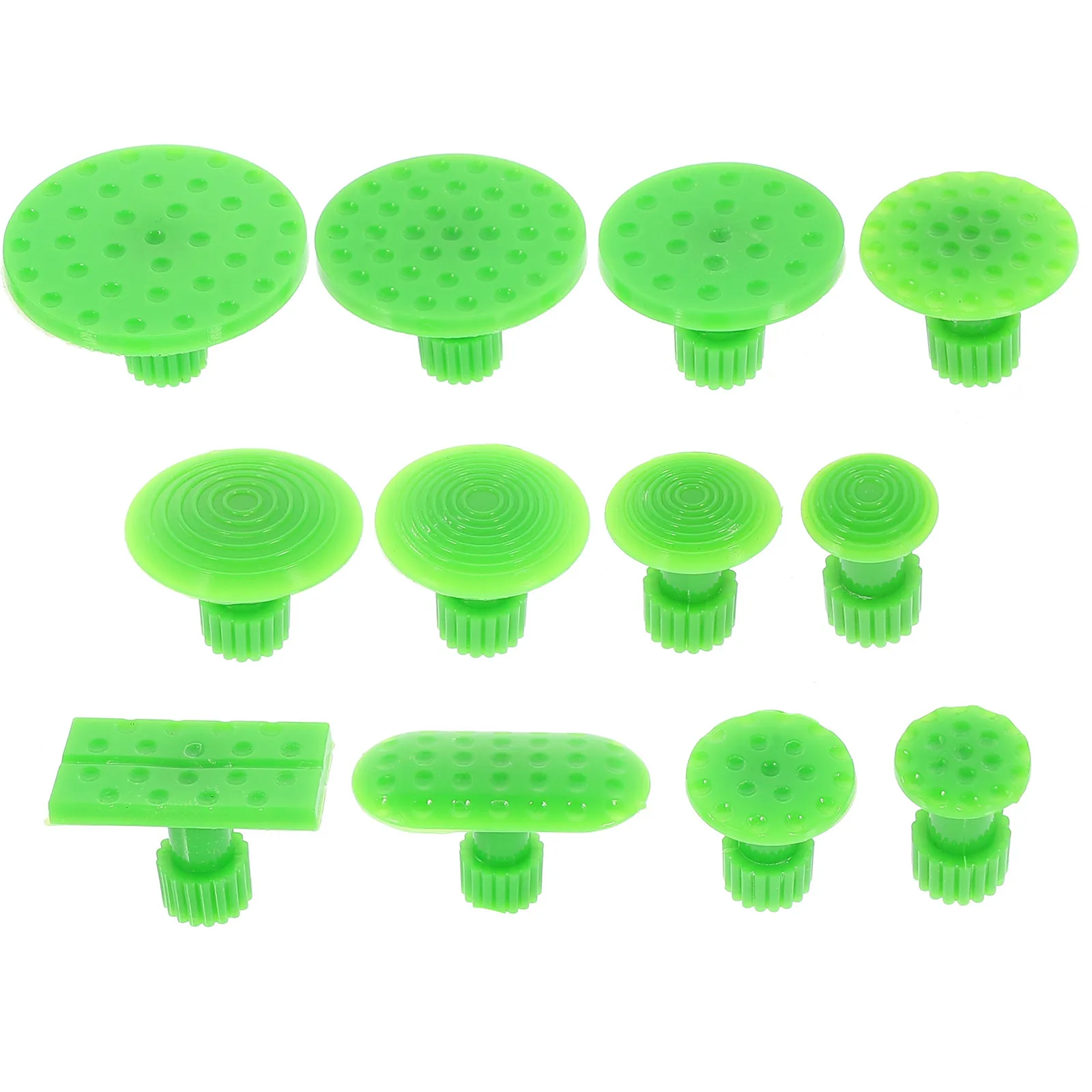 

12Pcs Auto Dent Puller Kit Strong ABS Material for Car Bumper Repair Easy to Use Space-Saving Design Multiple Sizes