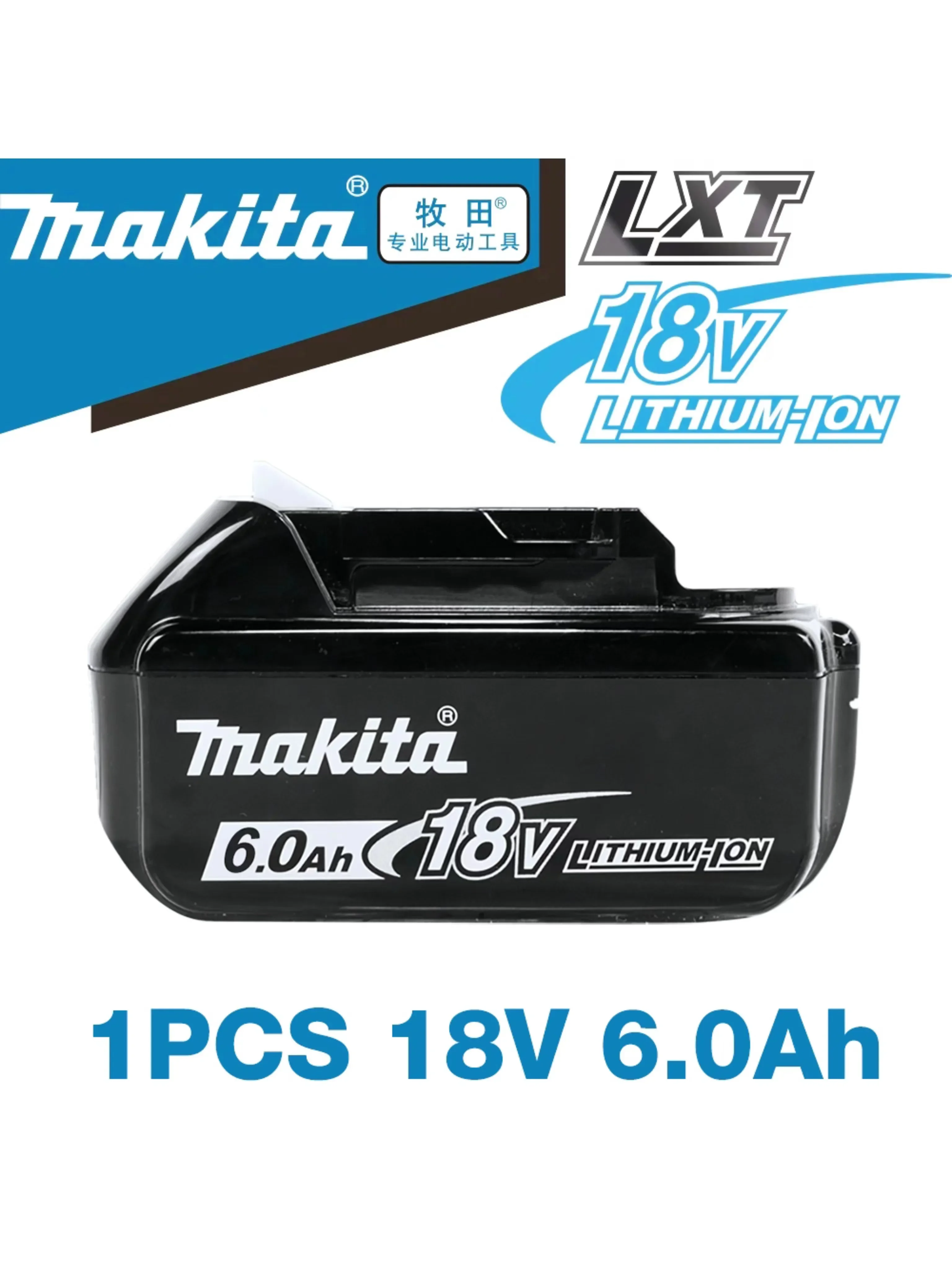 

Batería de litio de repuesto 100% Original Makita 6Ah/5Ah/3Ah para Makita 18V BL1830B BL1850B BL1850 BL1840 BL1860 BL1815