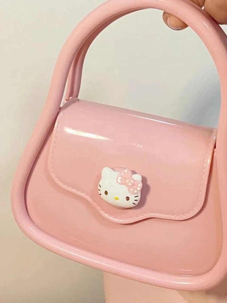 bags for women Hello Kitty Bag Chain Bag Mini Small Cage Bag Portable Shoulder Messenger Bag hand bags  purses and handbags
