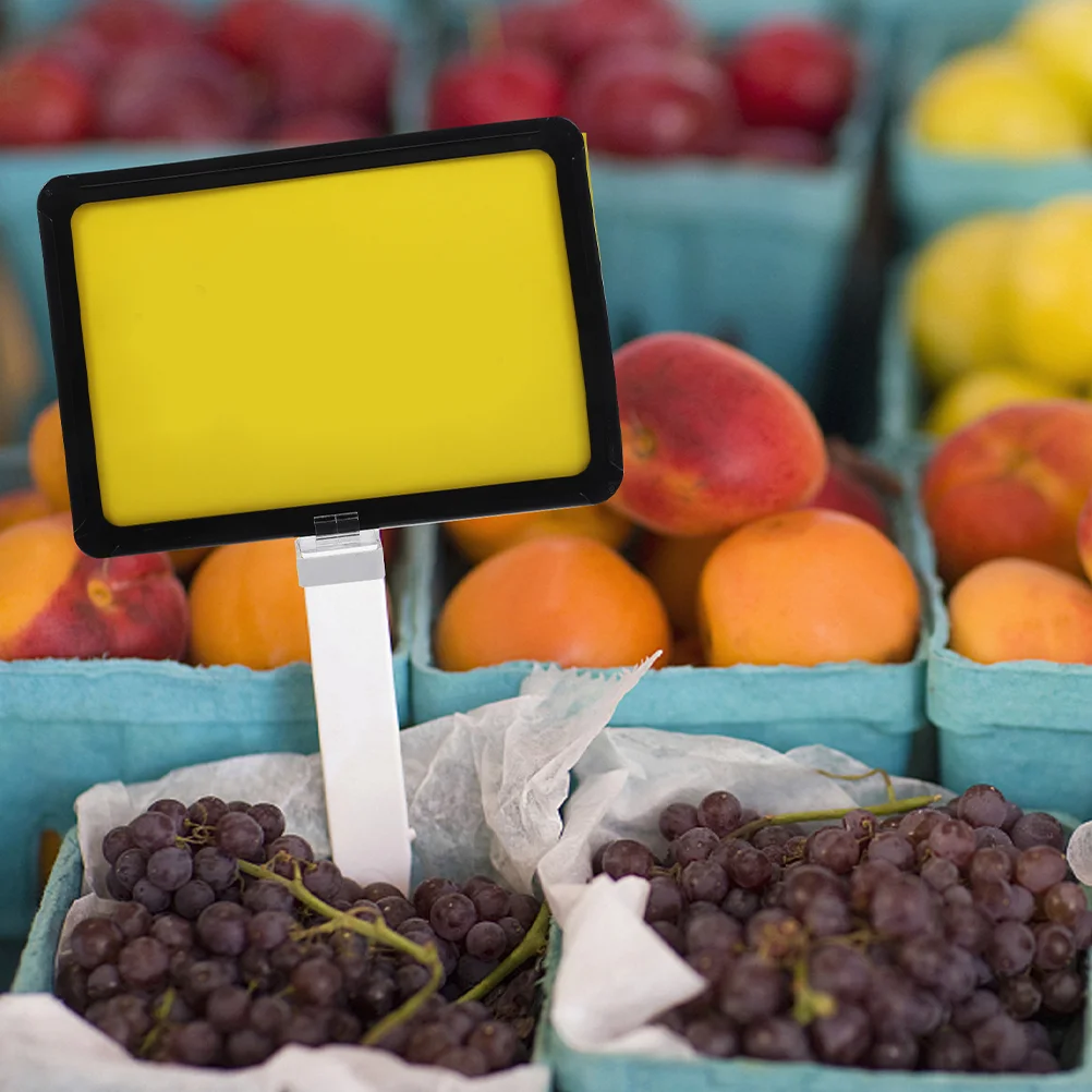 Signage Multi-Function Price Tag, Poster Stand, Retail Store Labels, Merchandise Holders, Rack Shelf