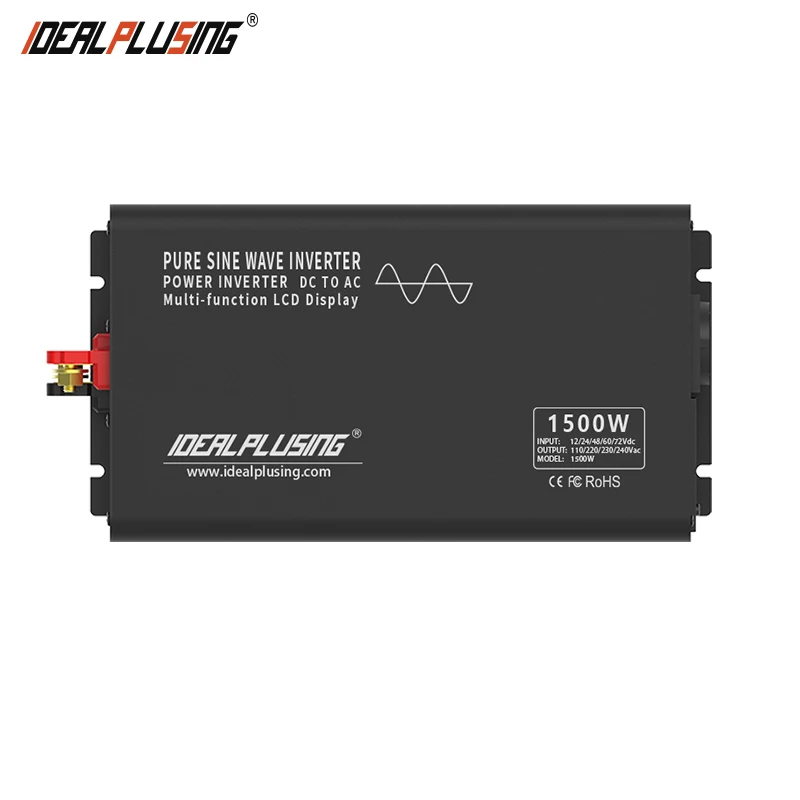 Pure Sine Wave 12V 24VDc to 120V 220V Ac Battery Charger 300W 600W 1000W 1500W Solar Power Electric Car Inverter Inverte