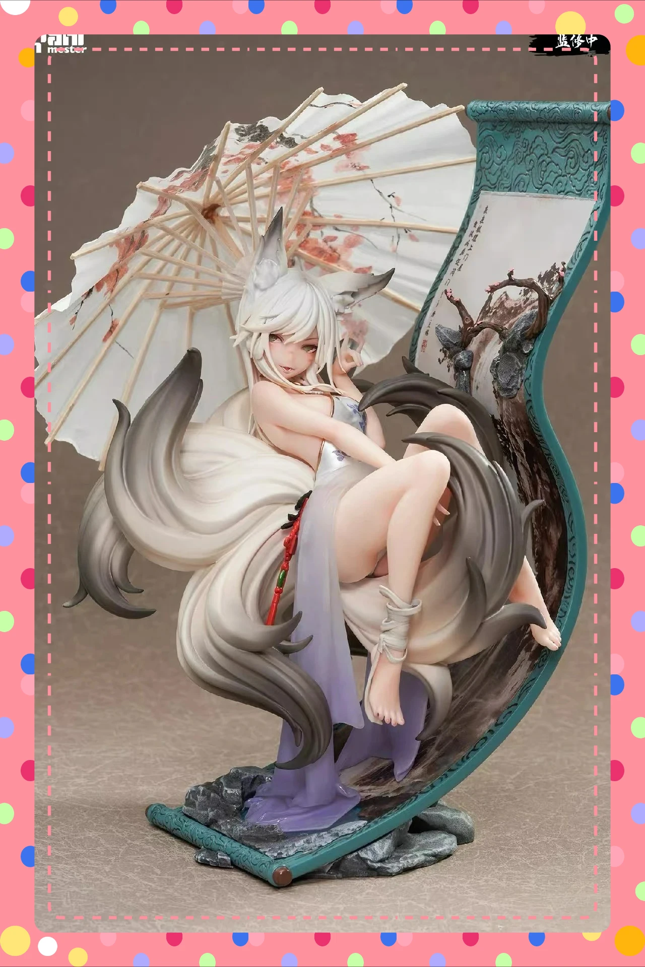 

Подлинная оригинальная AniMester Painting Fox · Mo Li Аниме Фигурка ПВХ 25 см 1/7 Коллекционная модель куклы Satuette Фигурка Игрушка