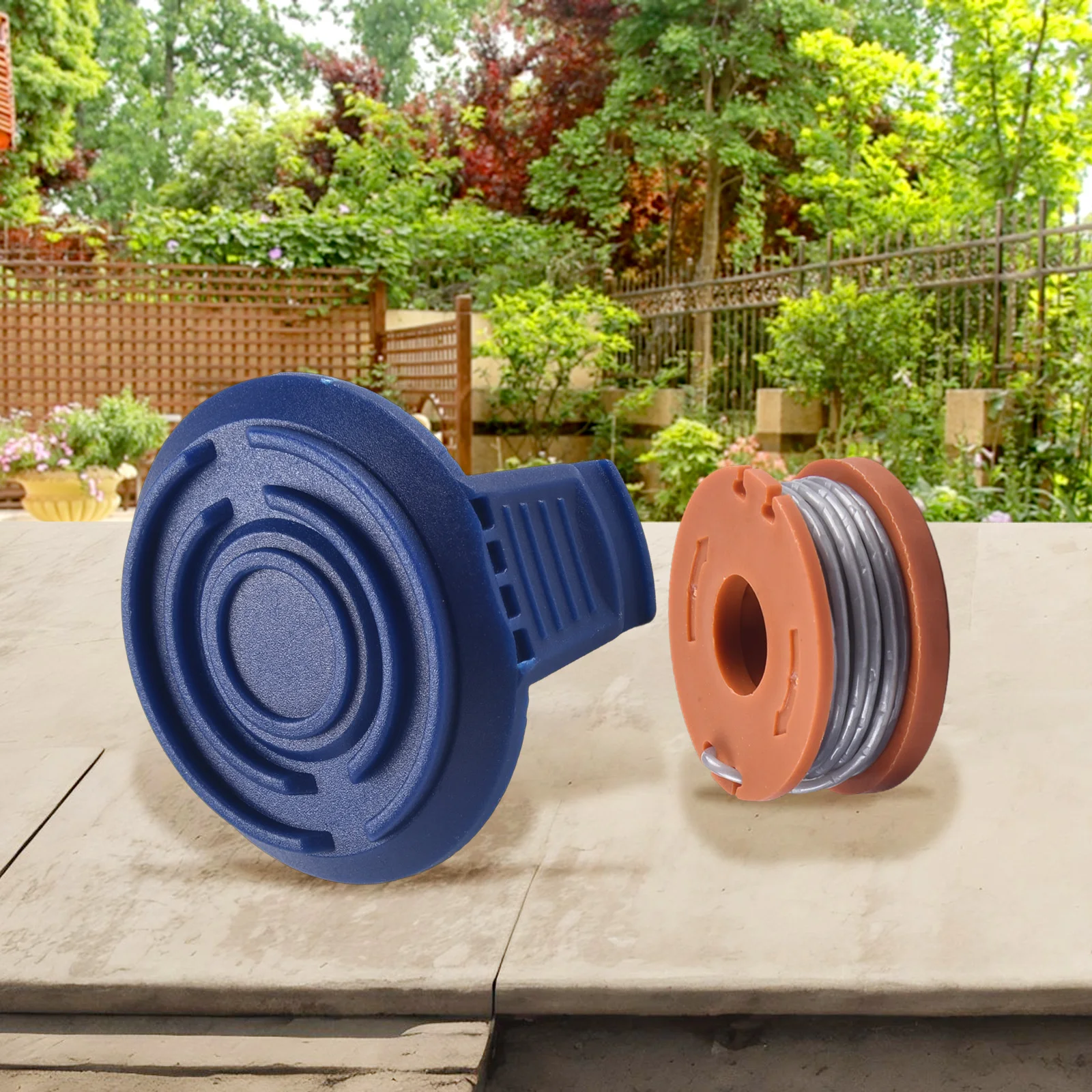 Spools *-+Line Spool *-+Cover And*- Line For MacAllister =-MGTP18Li 1.5mm 1x2.Grass Cutter Trimmer Cover Garden Tools