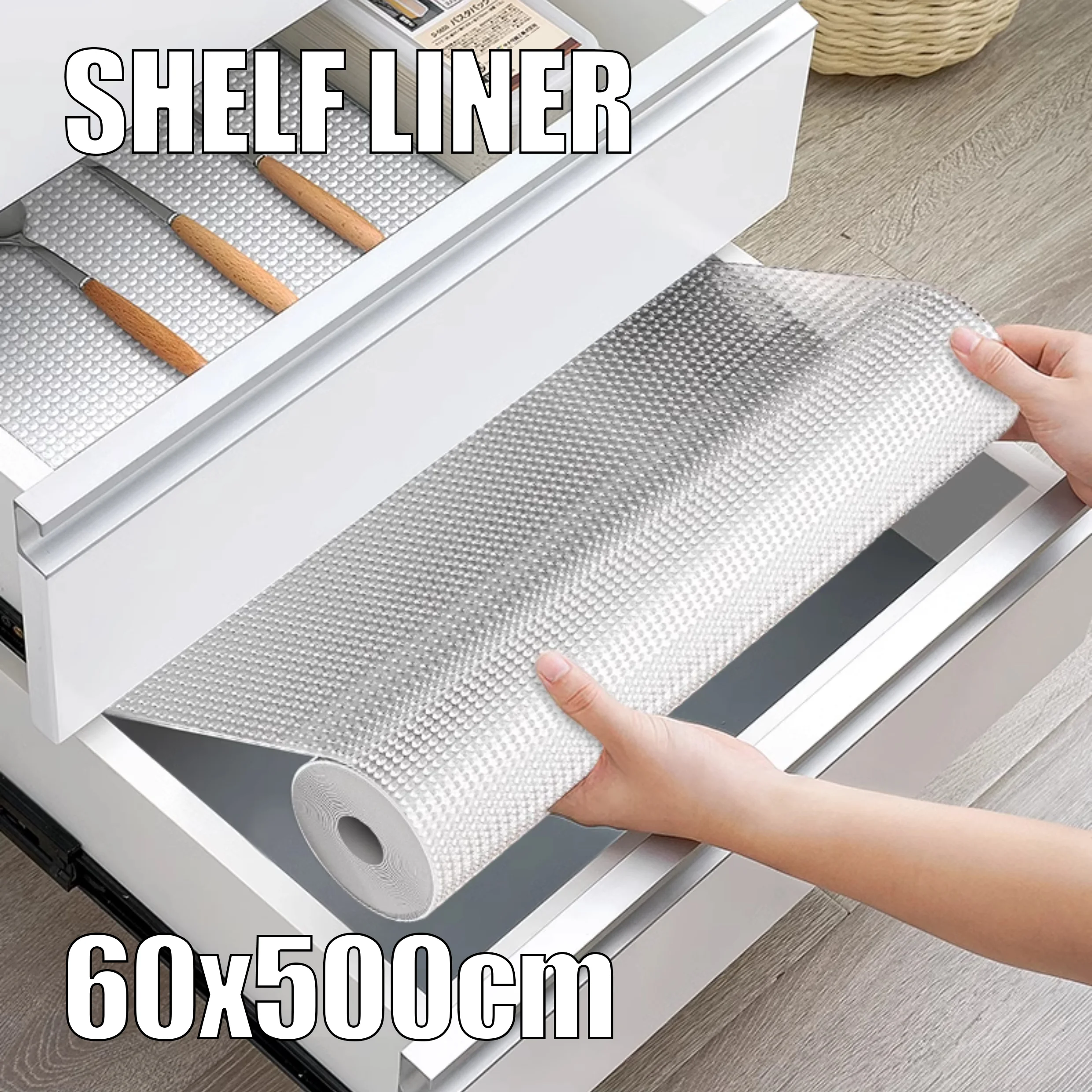 EVA Kitchen Cabinet Shelf Liners Non Adhesive Table Drawer Mat Waterproof Closet Gadget Paper Set Anti Dirty Oil-proof Cover Mat