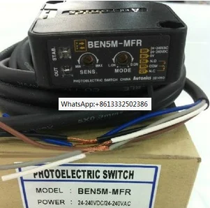 

BEN5M-MFR AC/DC Autonics Retroreflective Photoelectric Switch Sensor Sensing 5 Meters Relay Output 100% New High-Quality