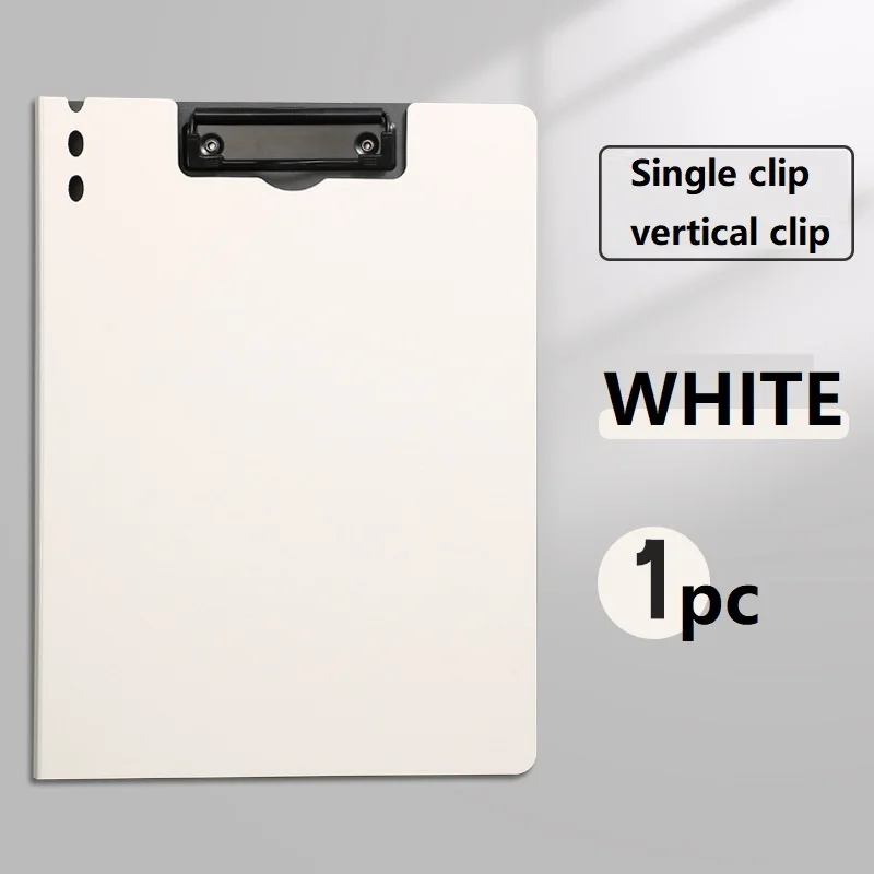 A4 File Folder Clipboard Writing Pad Memo Clip Double Board Paper Clips Test Paper Organizer School Supplies Office Stationary