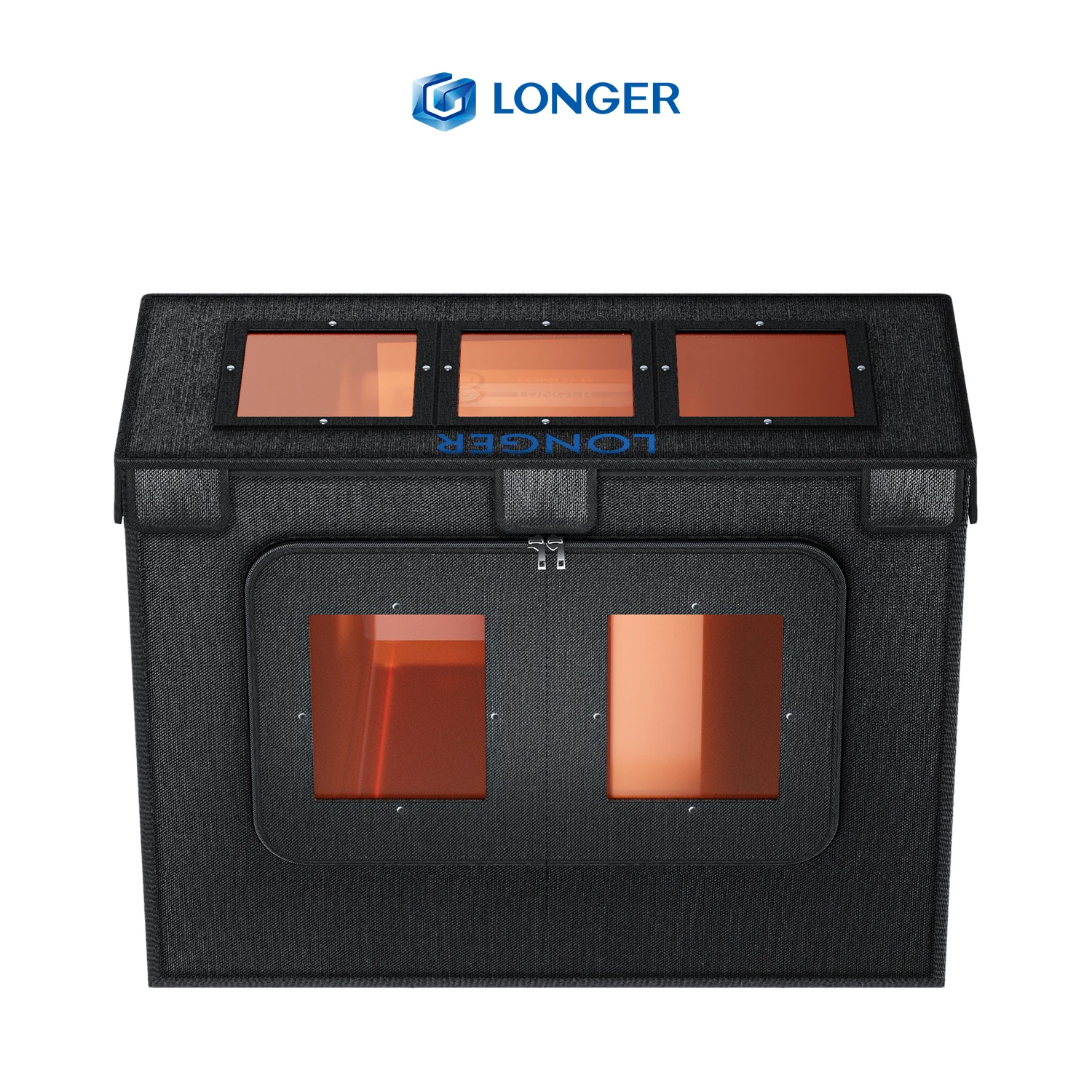 

LONGER Laser Engraving Machine Cover with Ventilation - Smoke & Odor Proof, Noise Reduction, Eye Protection, 28.8x15x21.6 Inches