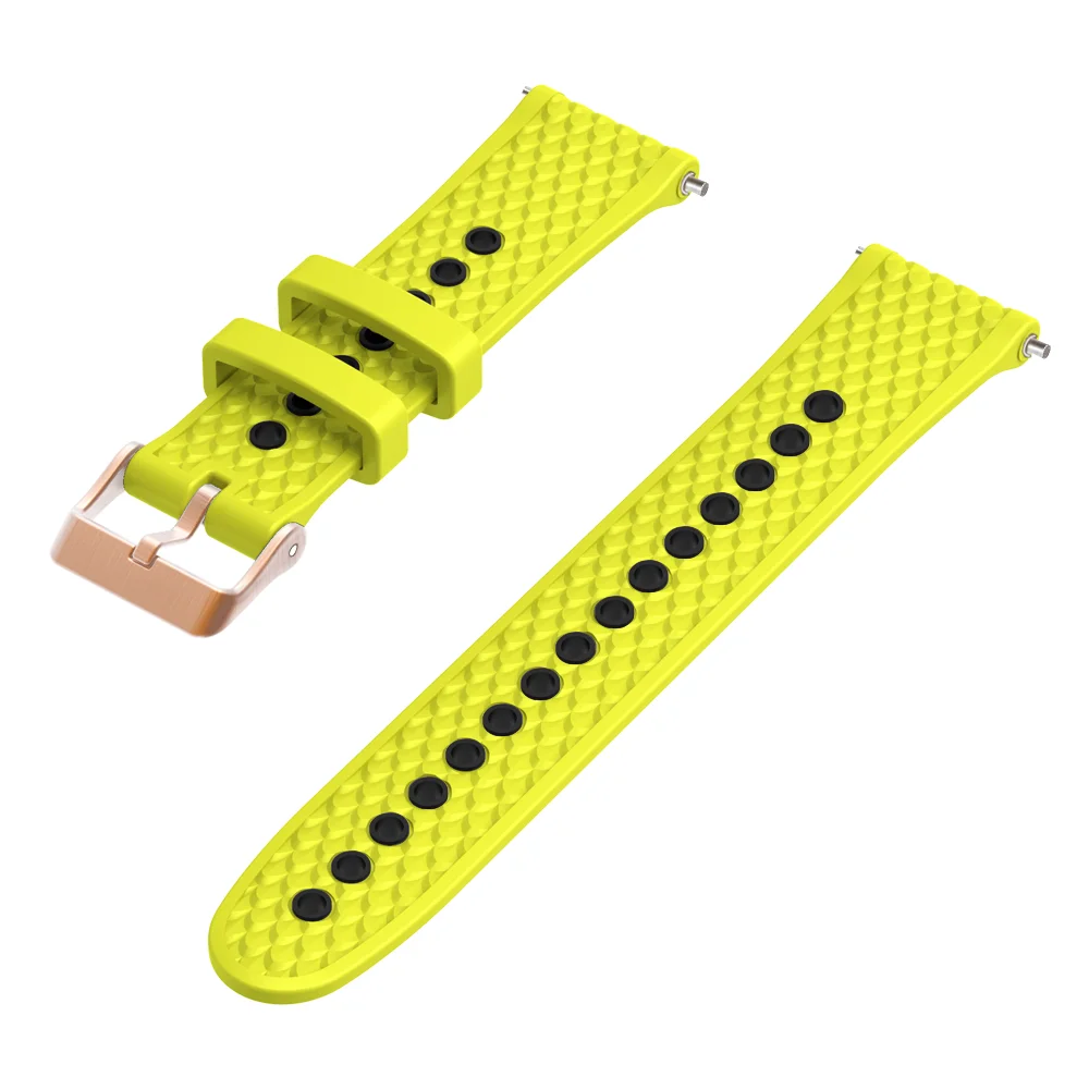 Neues 20 mm Silikon-Uhrenarmband für Garmin Vivoactive 6 5 3 Forerunner 570 42 mm 165 55 245 645 Venu 2 Plus Sq 2 Armband