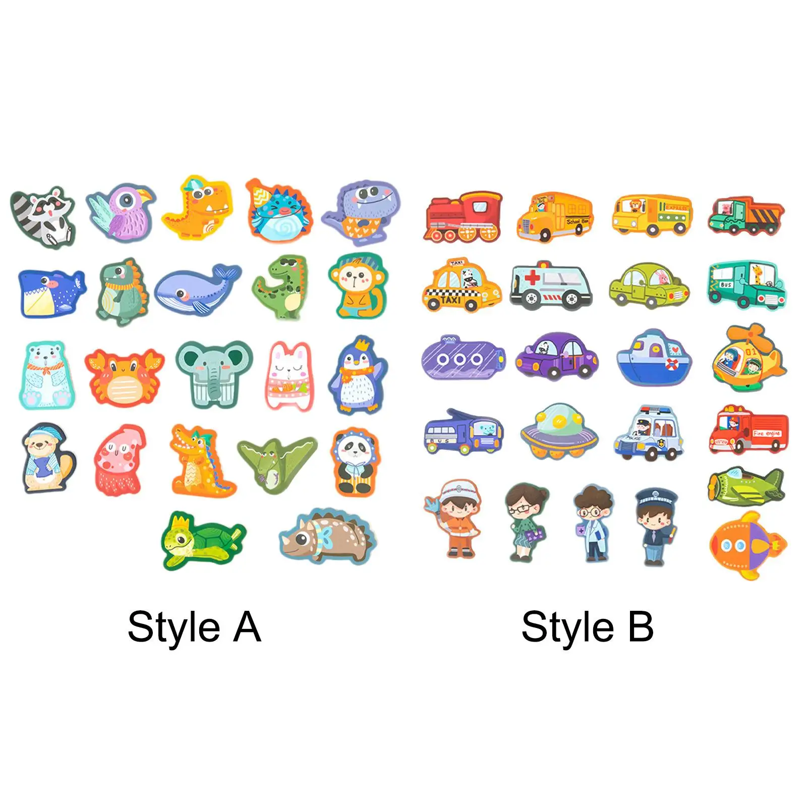 Fridge for Kids Refrigerator Toy Learning Montessori Portable Cartoon for Children Kids Birthday Gifts