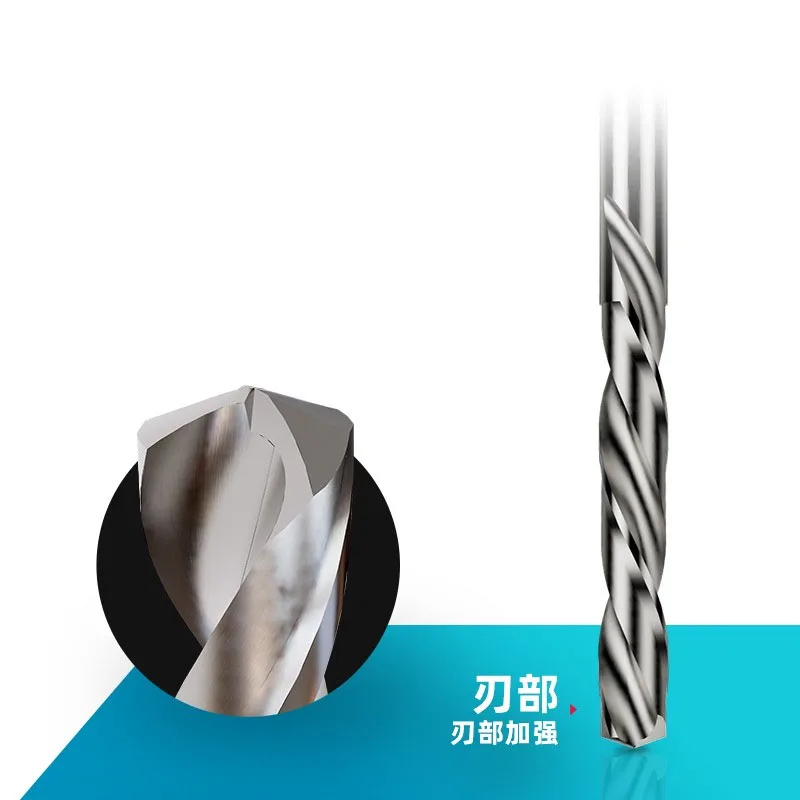 1PC Carbide Alloy Drill 3-16mm Tungsten Steel Hard Stainless Twist Bit Straight Handle Solid Drill For CNC Lathe Machine