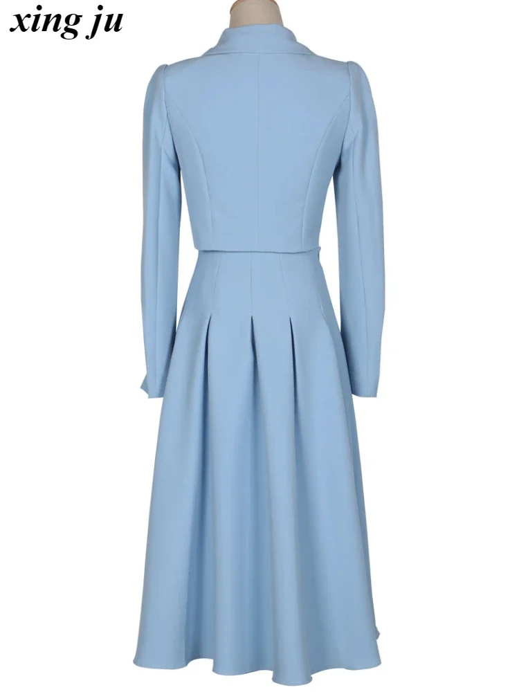 Korean Singer Long Sleeve Short Jacket Slim Skirt Party Temperament Jazz Dance Performance Costumes Women Outfits Stage Clothing