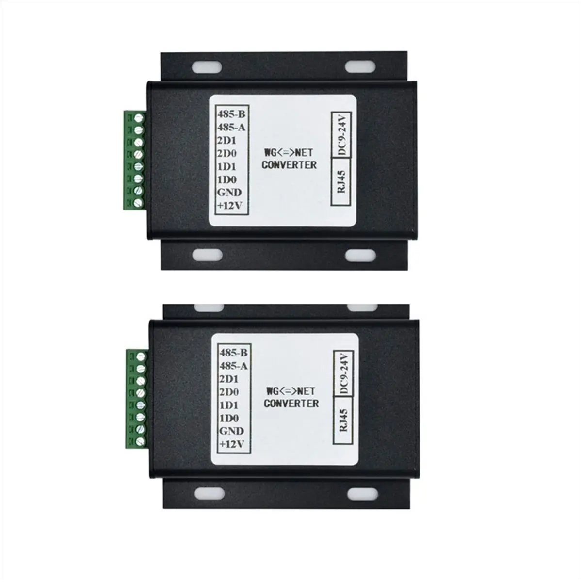 A85P 1pair Wiegand to TCP/IP Converter/Wiegand Signal Extender/Auto Recognizes All WG Formats Use to Long Distance Access EU