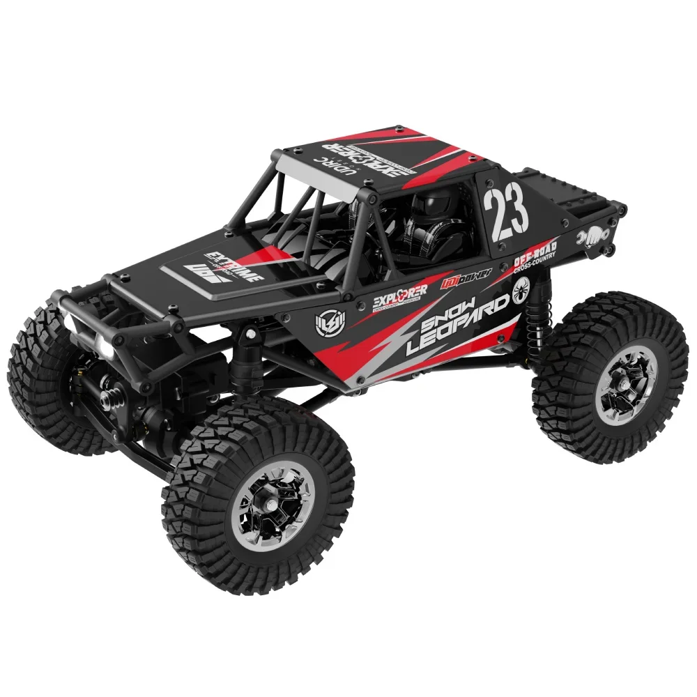 SmCpUDIRC UCX2405 UCX2405 PRO RTR 1/24 2.4G 4WD RC Car Rock Crawler Off-Road Climbing Cage Trail Truck Snow Leopard Vehicles Mod