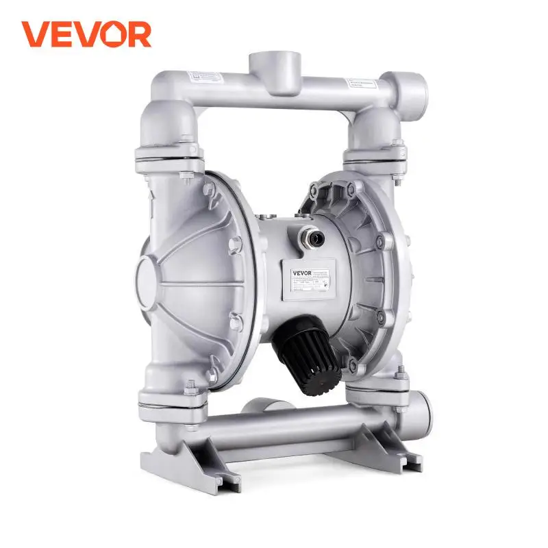 VEVOR Air Operated Double Diaphragm Pump, 44 GPM Max 115 PSI Air Waste Oil Pneumatic Transfer Pump for Diesel Grease Oil Use