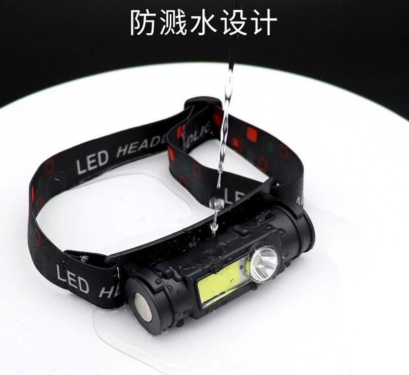 Langlebige 2-Modus-einstellbare LED-Wimpernverlängerung, wasserdichte Lampe, USB-Licht-Stirnlampe für Augenbrauen, Lippen, Tätowierung, Microblading – Detail 5
