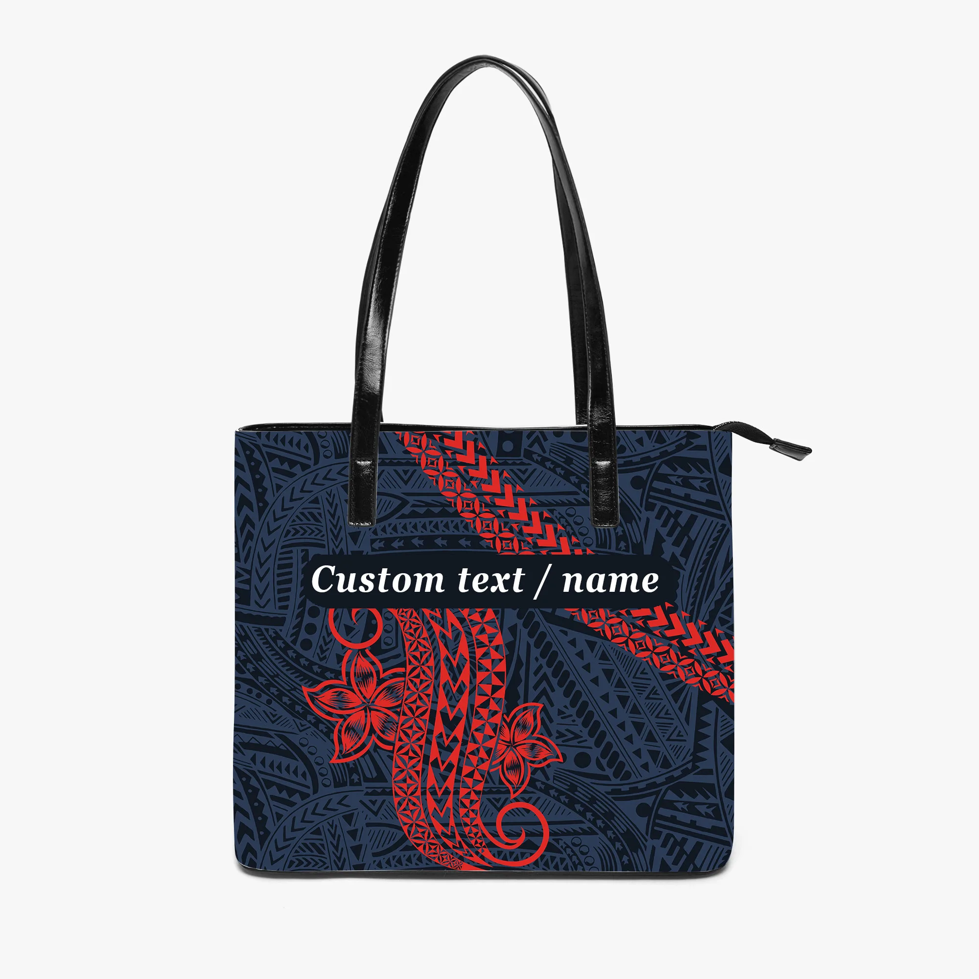 

Samoa Hawaiian Floral Pattern Design Custom Your Name Or Any Text Pattern Polynesian Women'S Handbag Shoulder Bag 2026 New